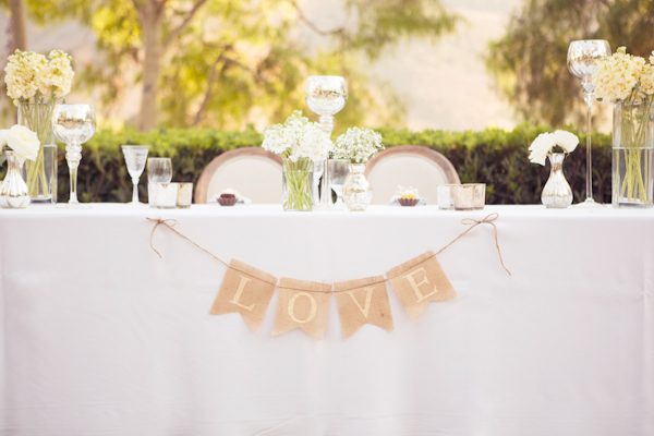 Wedding Photo by Christine Bentley Photography of Reception Table decor